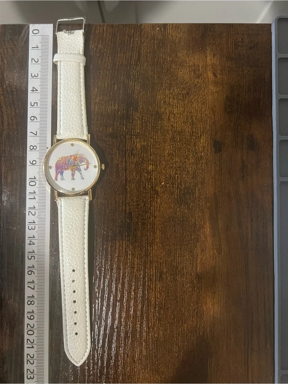 White Elephant Wall Watch Decor - Unbranded